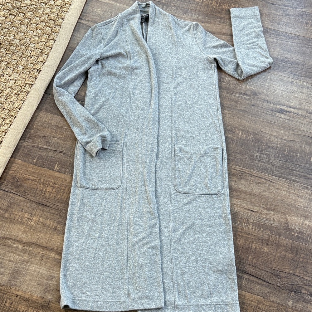 Banana Republic Heather Gray Open Cardigan